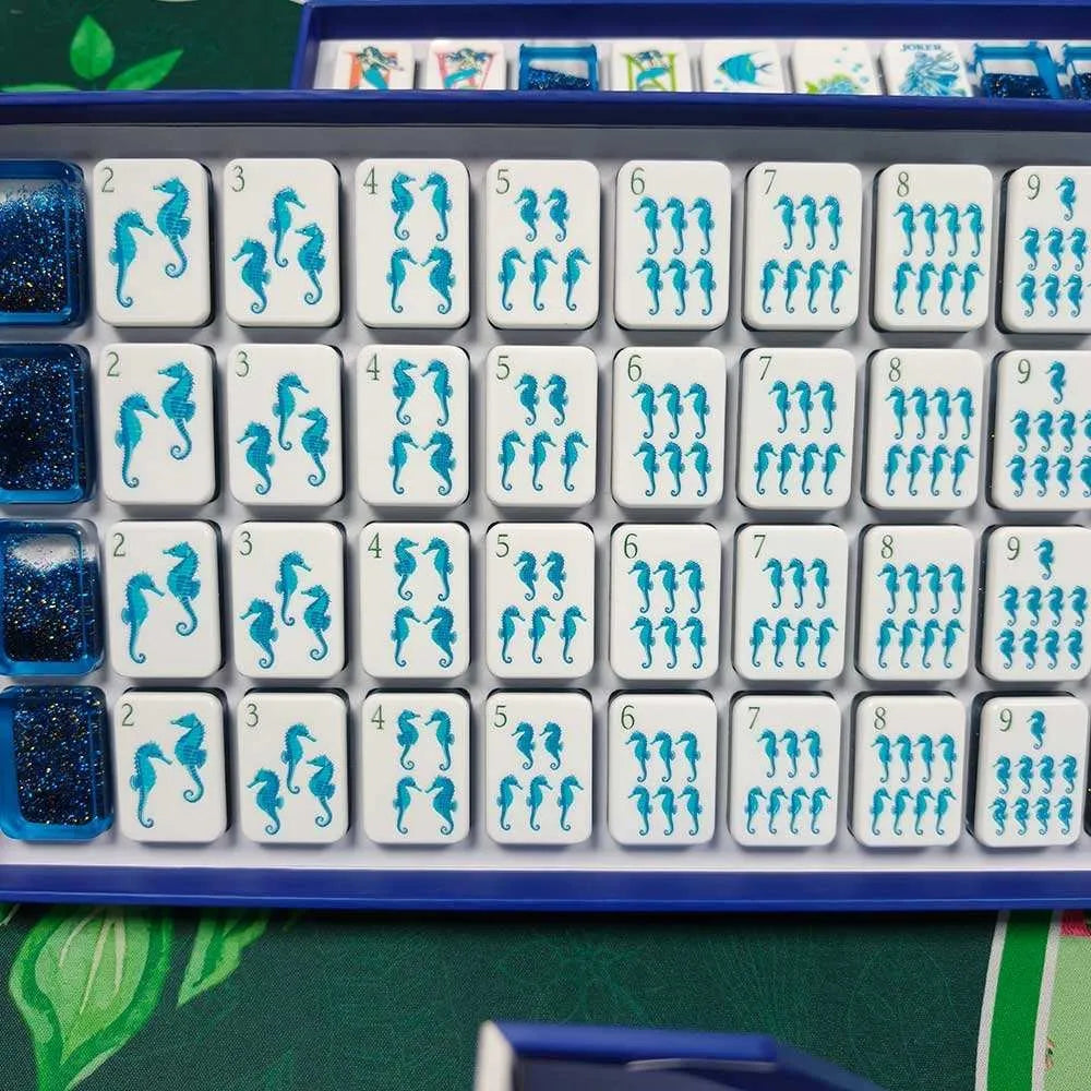 Seahorse 1-9 tile face layout