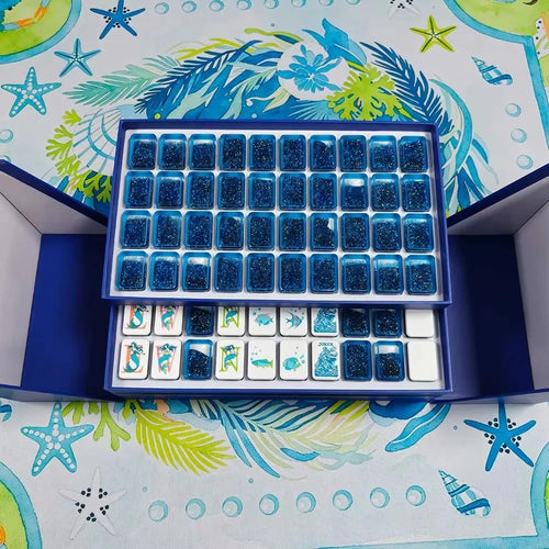 Double-layer storage case interior